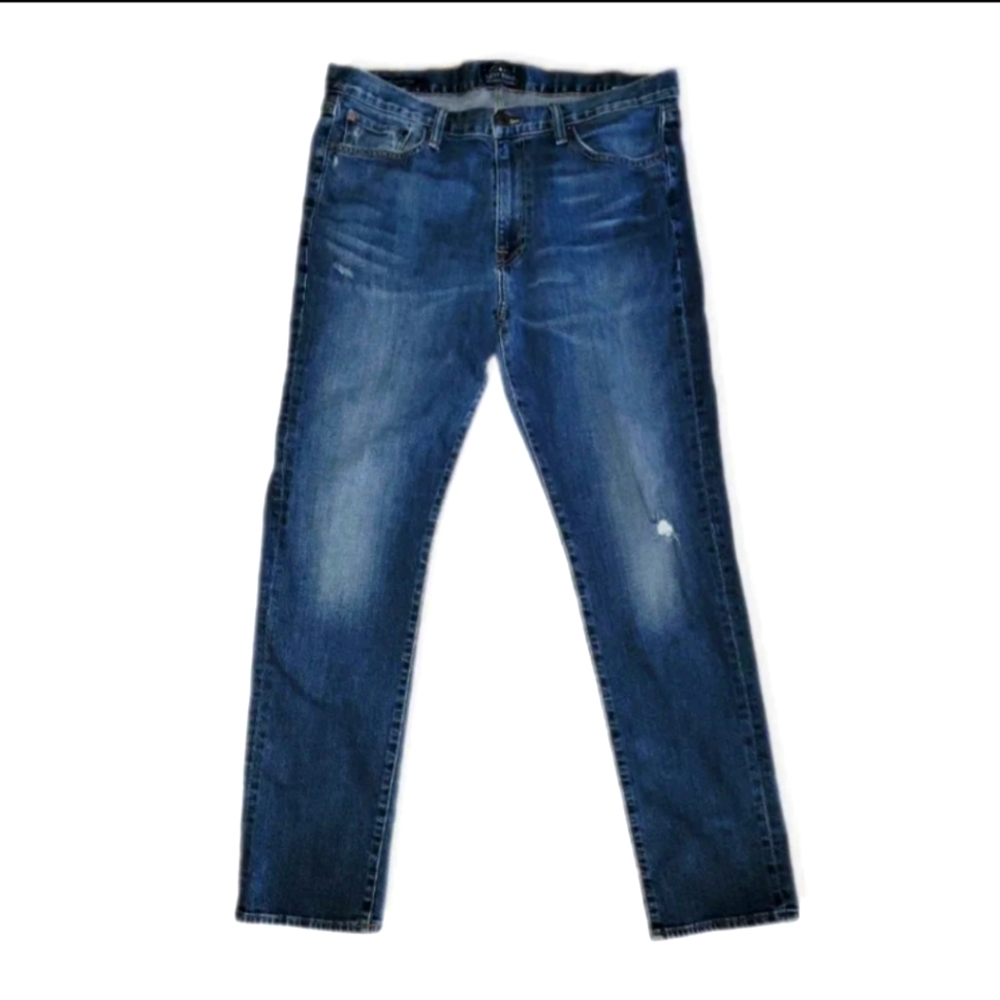 Lucky Brand 410 Athletic Fit Jeans Men’s 36x34  Lightly Distressed